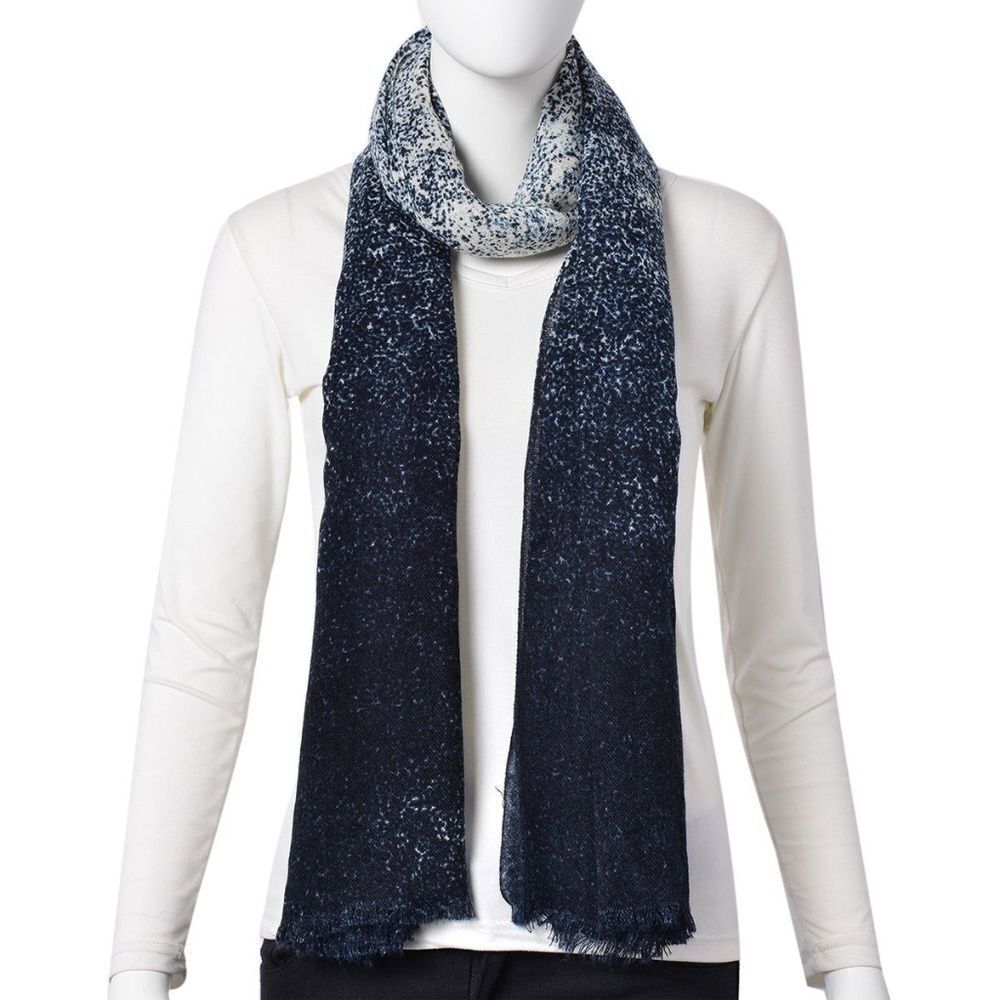 Scarf Acrylic Large Dark Navy